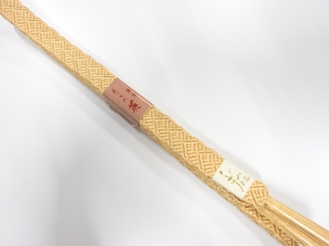 未使用品　きもの英　正絹　手組帯締め